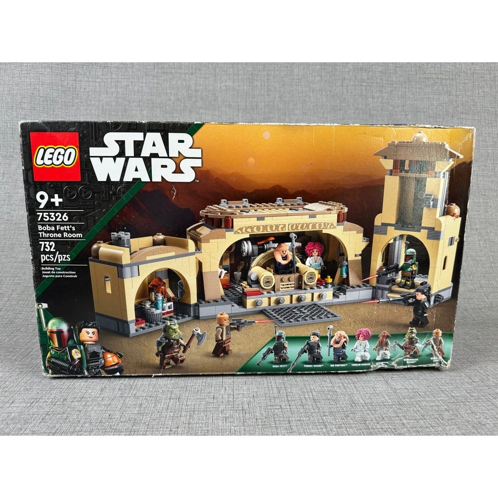 (NEW) LEGO Star Wars Boba Fett’s Throne Room Building Kit 75326